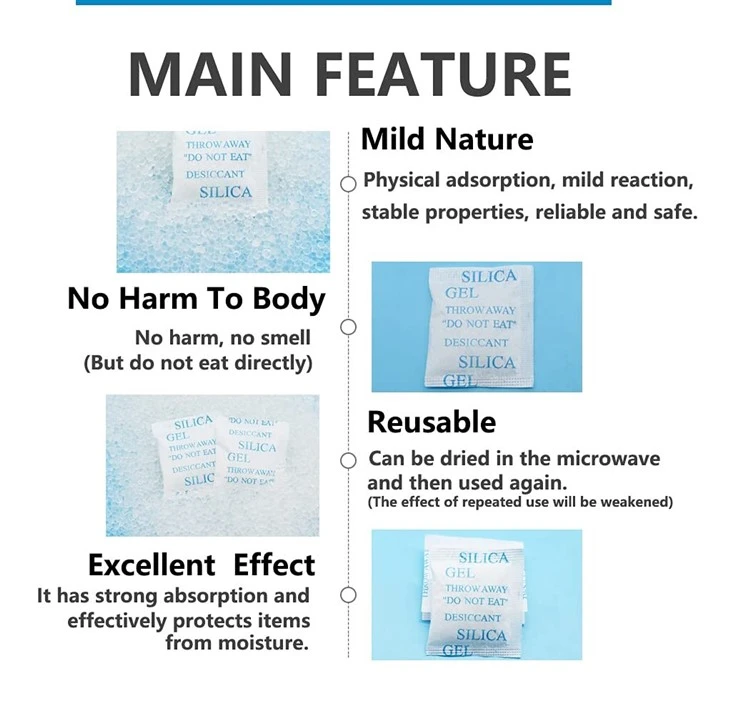 China silica gel desiccants for moisture absorption factory