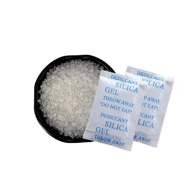 Các gói gel silica hấp thụ độ ẩm