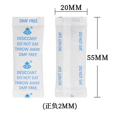Thực phẩm nhỏ an toàn 2 gram gói gel silica